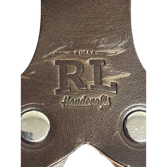 RL Handcrafts Dual Leather Camera Harness Brown USA Made Photographer Strap - Picture 3 of 3